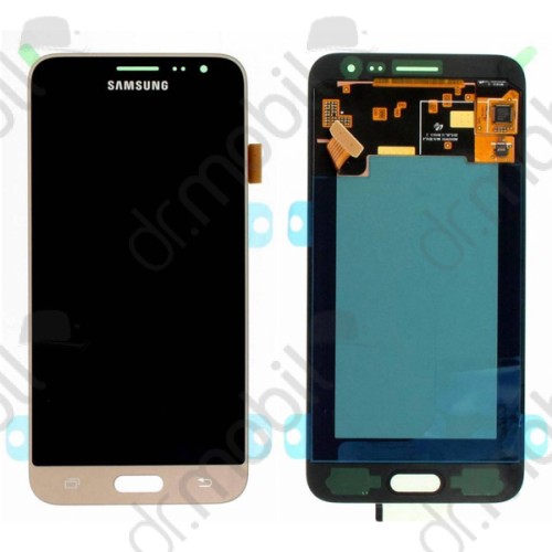 Előlap Samsung SM-J320 Galaxy J3 (2016) éintő + LCD kijelző (érintőkijelző) GH97-18414B arany